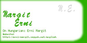 margit erni business card